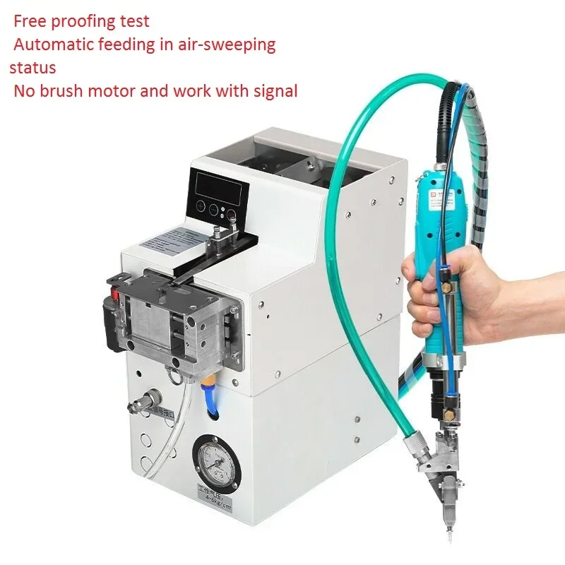 

Automatic Screw Feeder Air Pneumatic Screwdriver Machine, Hand-held Screw Arranger Auto Screw Feeding Device 110V/220V