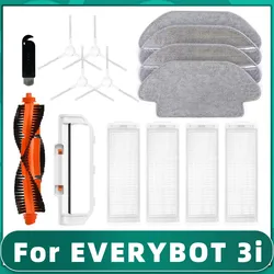 Fit For 에브리봇 로봇청소기 3i / EVERYBOT 3i R-R-EV3-3i Robot Vacuum Cleaner Replacement Spare Parts Main Side Brush Hepa Filter Mop Rag