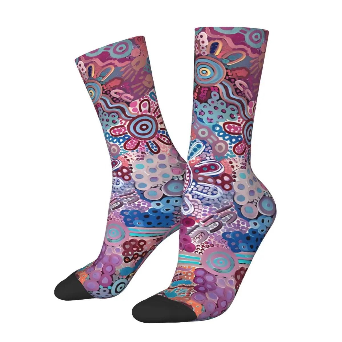 

Australian Indigenous Animal Art Sock Printed Man Polyester