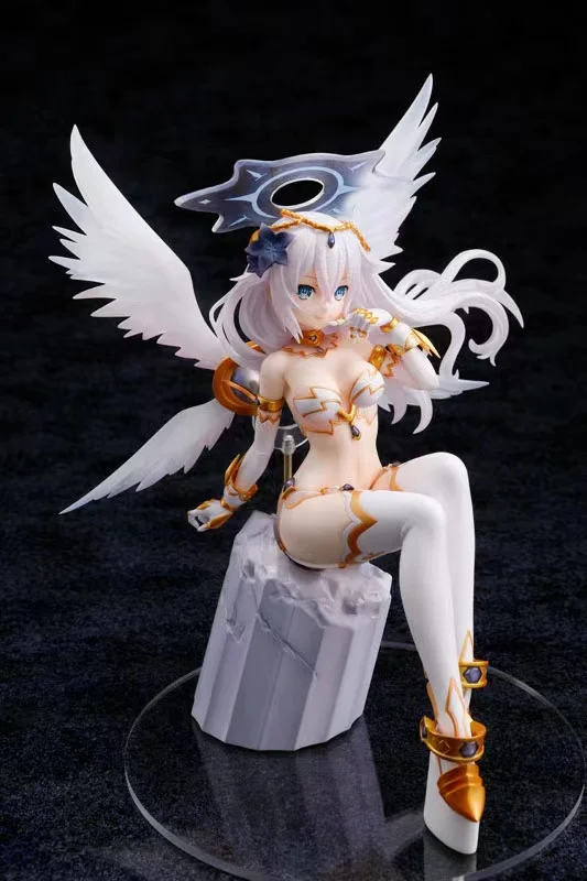 In Stock Original 4 Goddesses Online CYBER DIMENSION NEPTUNE Black Heart Anime Figure Collectible Model Toys Ornaments Desktop