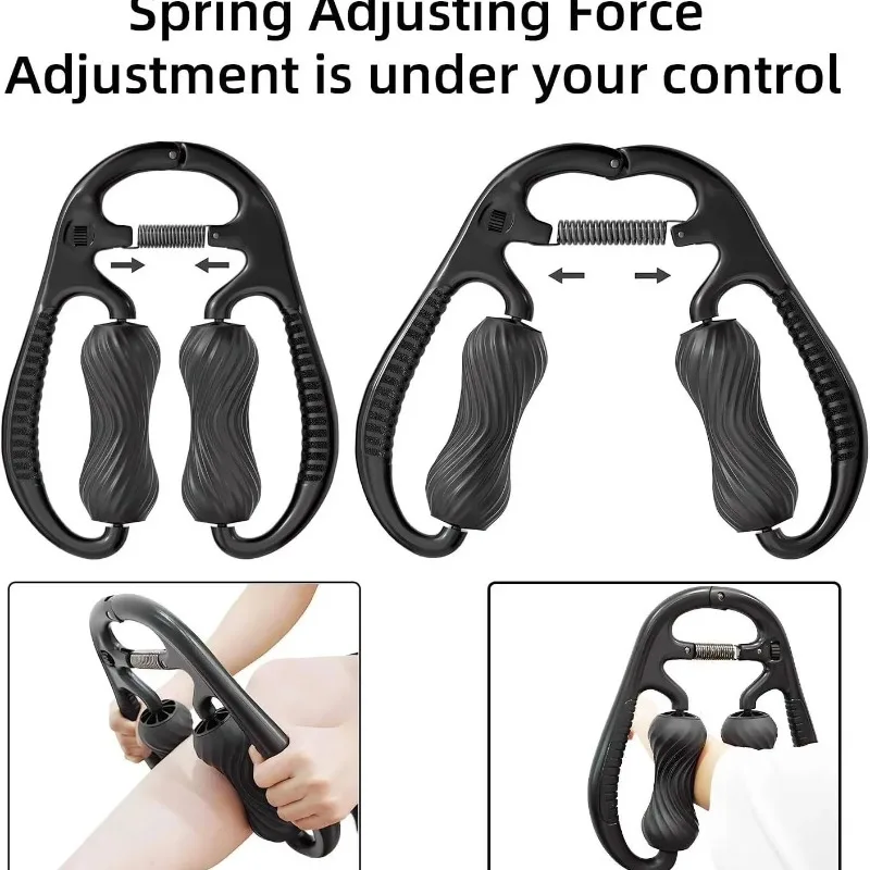 Home Circular Leg Clamp Massage Roller Thigh Calf Muscle Relaxer Leg Shaping Stretcher Tool