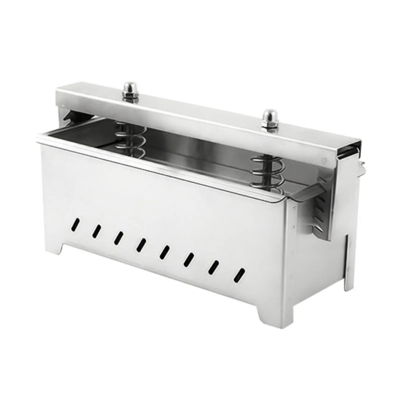 Rectangular Meat Press Mold Stainless Steel with Fastening Knobs for Homemade Meat Loaf Tofu