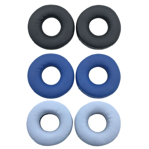Almohadillas de cuero suave para auriculares SONY WH-CH500 510 ZX330B, almohadillas para los oídos de espuma viscoelástica, fáciles de reemplazar, reemplazo de almohadillas para los oídos