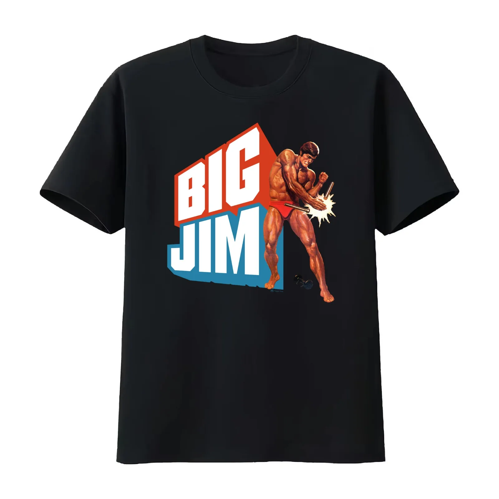 Big Jim Karate Chop! T-Shirt Summer Casual Cotton Tee Oversized Streetwear Tops Vintage Graphic Print Loose Fit Short Sleeve