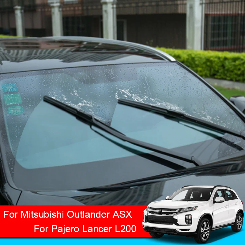 

Car Windshield Wiper Blades Rubber For Mitsubishi ASX Outlander ZJ ZK Sport Eclispe Cross L200 Lancer Pajero V80 Sport 2006-2024