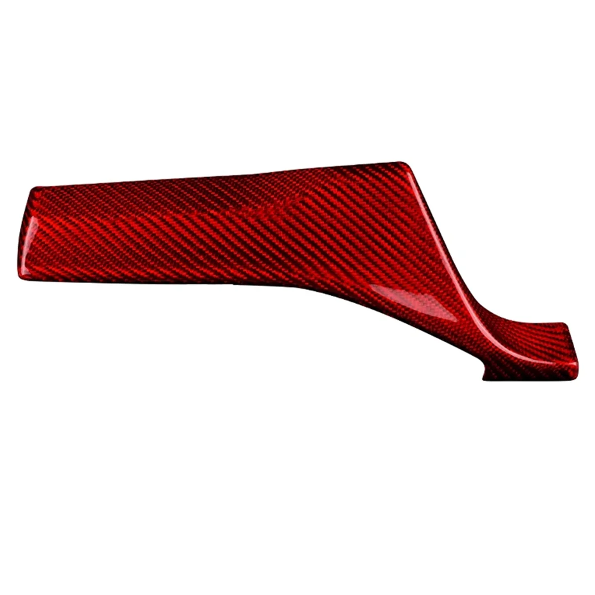 Real Hard Carbon Fiber Sticker for Crosstrek 2024 / 2022 2023 Main Driver'S Left Trim Red