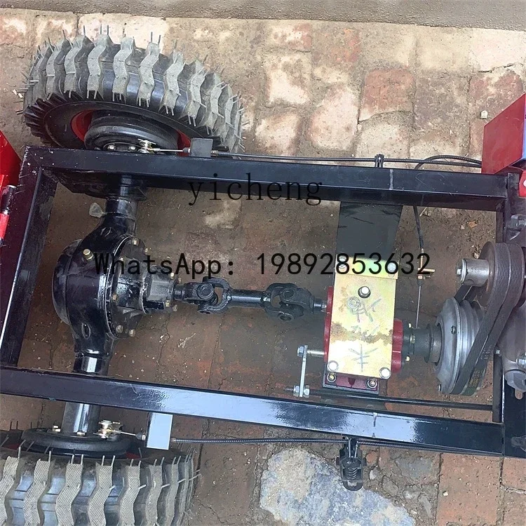 AB سيارة دلو رمادي مدفوعة يدويًا، مصنع تربية البستان، موقع بناء، شاحنة قلابة من الطوب، مبيعات المصنع مباشرة #3