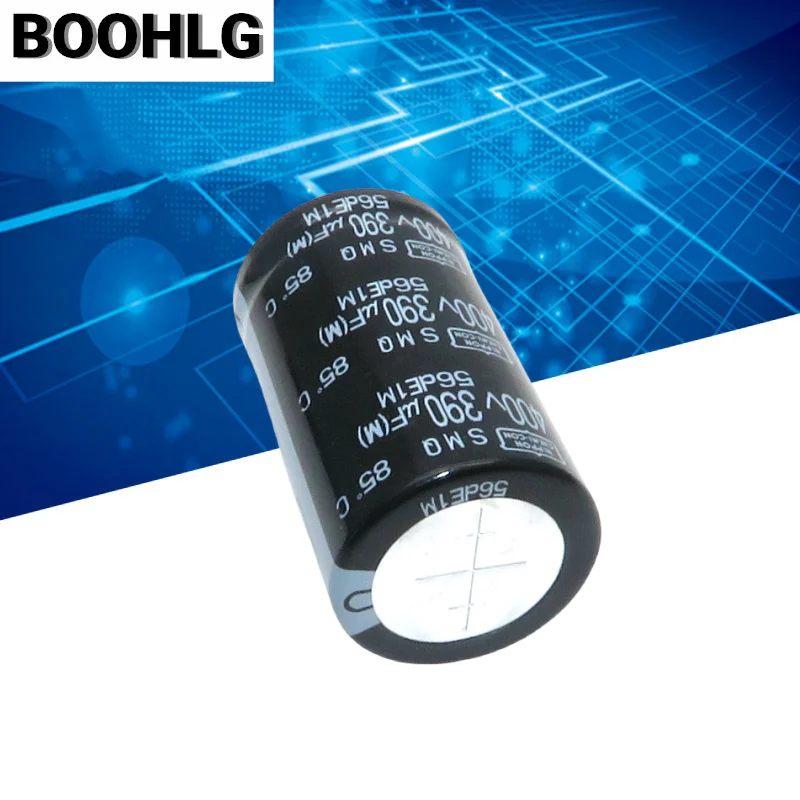 2PCS New Asiax Aluminum Electrolytic Capacitor 400V 390µF 25x45 390µF / 400V Sold at a Low Price
