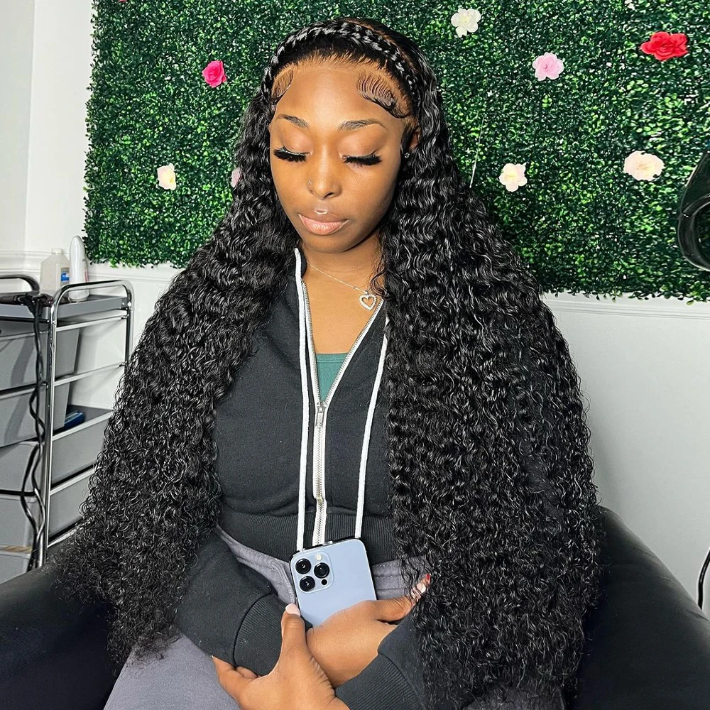 

Wulala 30 40 Inch Curly Human Hair Wigs 13x6 Hd Lace Frontal Wig 360 Wet And Wavy 13x4 Water Wave Lace Front Wigs Pre Plucked