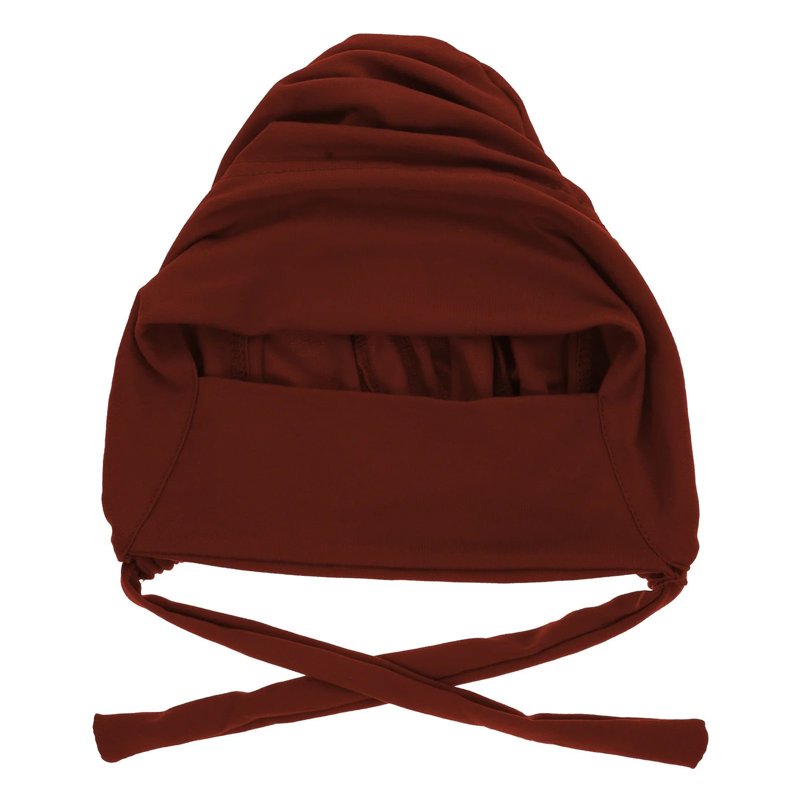 Milk Silk Tie-Back Hijab Undercap Adjustable Stretchy Turban For Women Lightweight Muslim Headwear Fashion Islamic Wrap