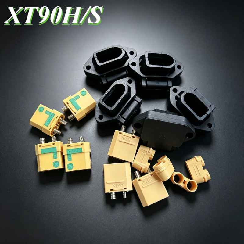 XT90S Power Charging Plug Male Female Diamond Shell XT90-F/M Anti-fire Electric Vehicle Lithium Battery Modification Interface