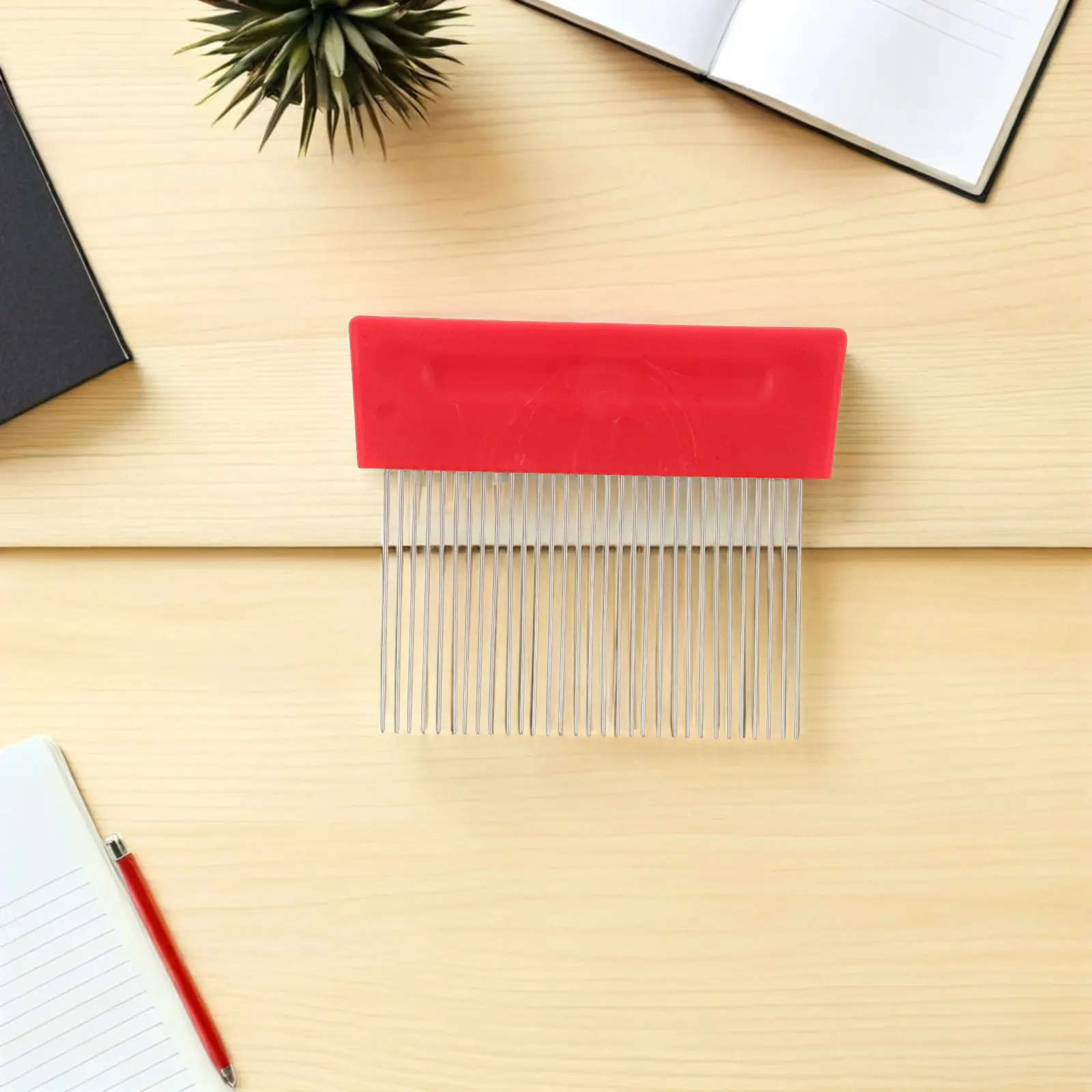 Stainless Steel Wall Texture Scraper Ergonomic Graining Comb for DIY Plaster Painting Pattern Comb Brush Home Decoration