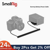 SmallRig D-Tap to LP-E6NH D-Tap to NP-FZ100 Dummy Battery Power Cable for Sony Canon A7M4 M3 FX30 6D 5D R7 Camera 4252 4253