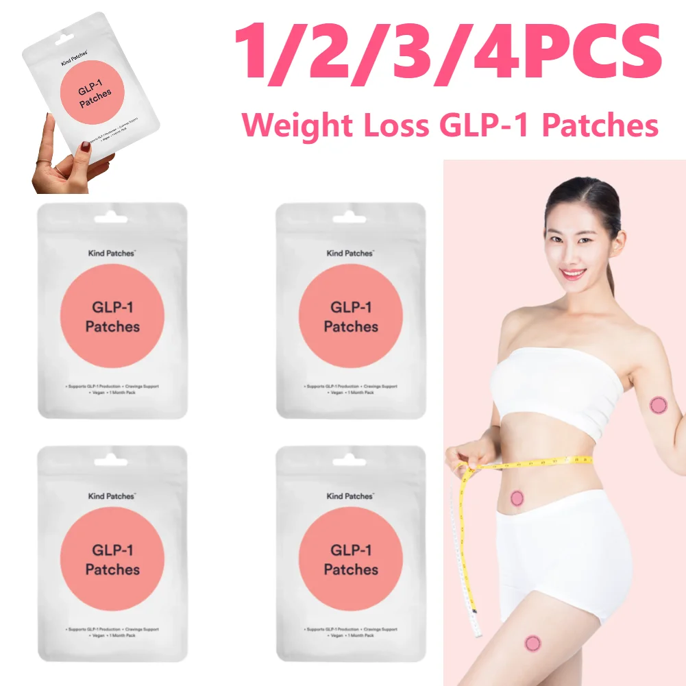 

1-4 шт., пластыри для похудения GLP-1, пластырь для похудения, наклейка для похудения, регулирующий пластырь для стимулирования инсулиновых секреций, метаболизма