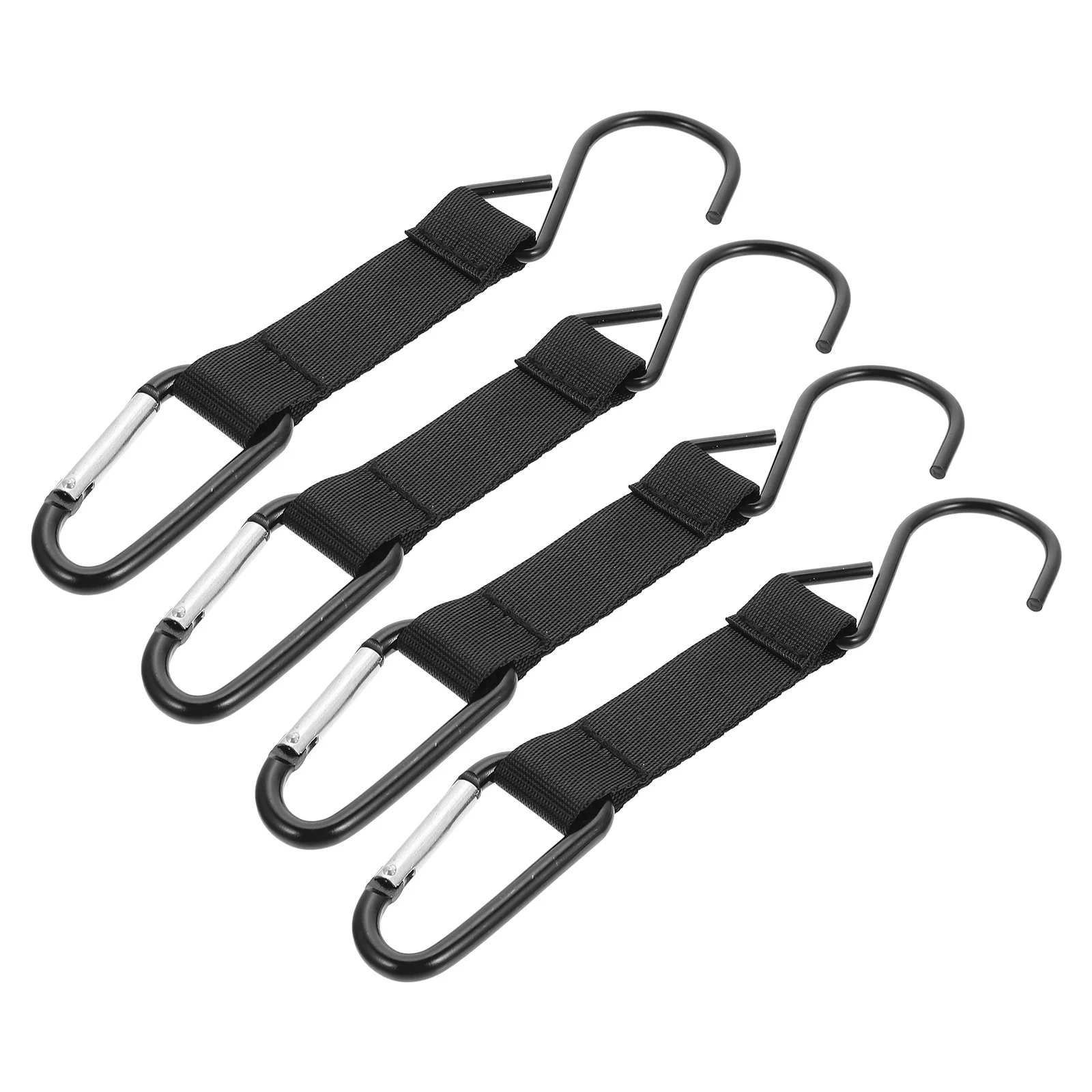 

4Pcs S Shape Metal Hooks Lightweight Camping Cookware Organizer Kitchen Hanging Hook Pans Towels Holder Outdoor Supplies