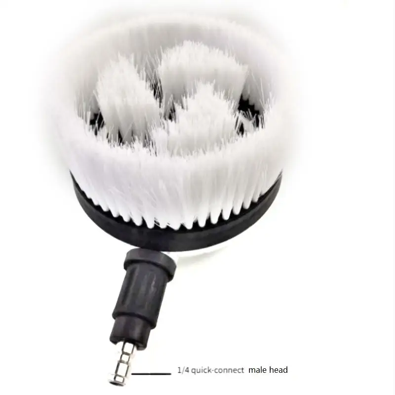 

1PCS High-Pressure Car Washer Replacement Cleaning Brush Automatic Rotary 1/4" Quick Connection Brush Rotating Washing Tool