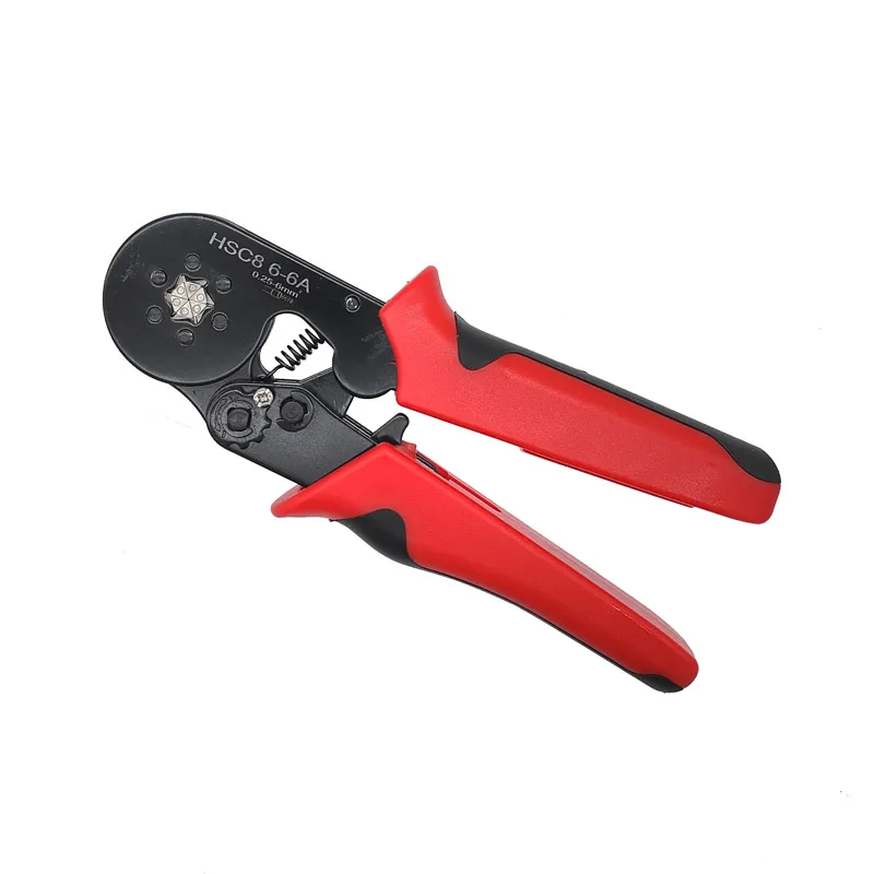 EU Terminals Crimping Pliers HSC8 6-6 0.25-6mm² 23-10AWG VE/TE Tubular Tube E0508 Tools Ferrule Electrician Clamp Set Wire Tips