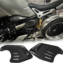 For BMW R Nine T Side Cover Frame Panel Air Intake Engine Fairing Moto Parts R NINET Scrambler Pure Urban 2015-2023 Carbon Fiber