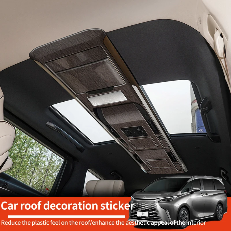 

Для Lexus LM350h LM500h 2023-2025 годов наклейка на крышу под дерево, аксессуары для модификации интерьера