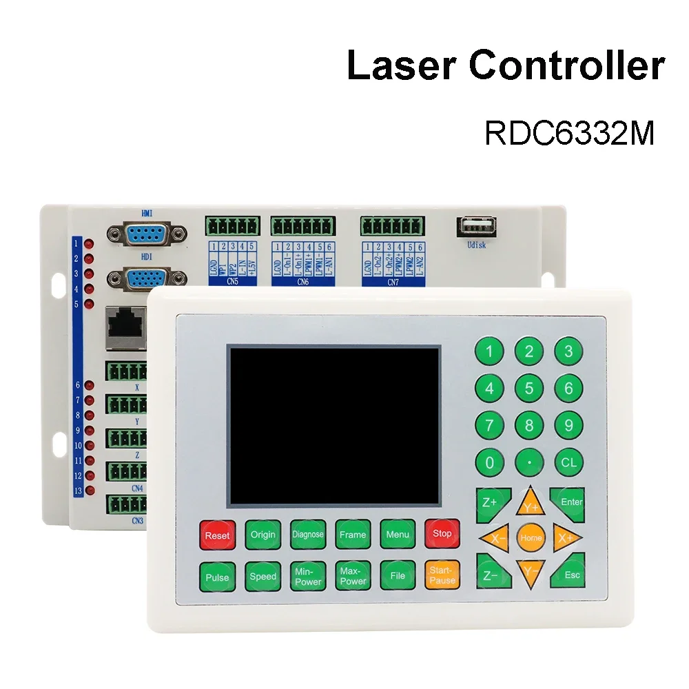 HAOJIAYI Ruida RD RDC6332G 6332M Co2 Laser DSP Controller for Laser Engraving and Cutting Machine RDC DSP 6332G 6332M