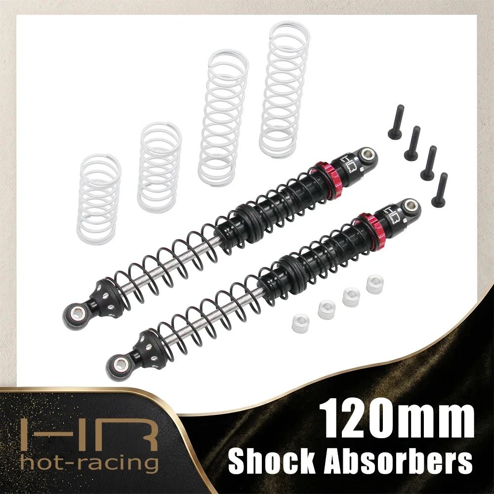 HR Double-Section Hydraulic Shock Absorbers 120mm For 1/8 1/10 RC Model Car Road Crawler Modification Upgrade Accessories