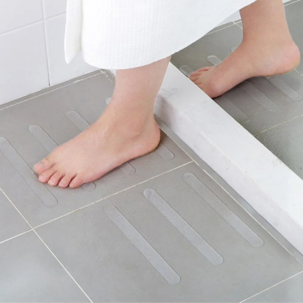 

30Pcs Transparent Anti-Slip Stickers Non-Slip Bathroom Decals Easy to Apply for Shower Bathtub Wet Rooms Balcony
