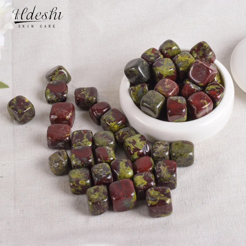 Tumbled Stones Bulk Natural Dragon Blood Stone Healing Crystals Energy Specimen Minerals Gemstones Aquarium Home Gem Decoration