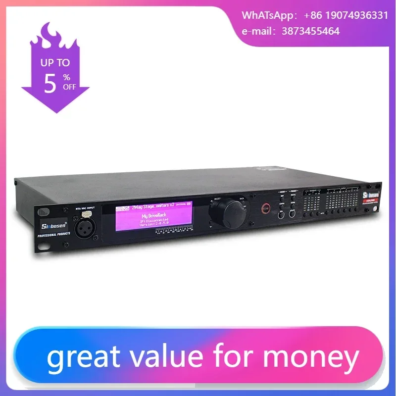 

Powerful Functions 3 In 6 Out Professional Equipment Digital Sound Professional Dj Sound Audio Processor