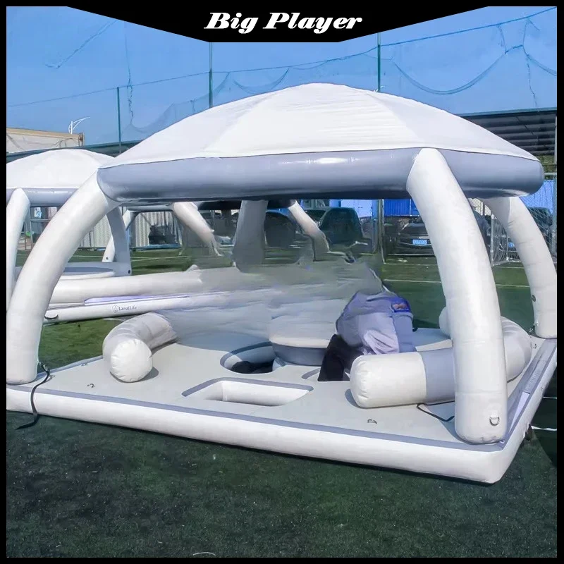 Joyful Fun IFunage Inflatable Platform Tent Boat Floating Island Party Island Inflatable