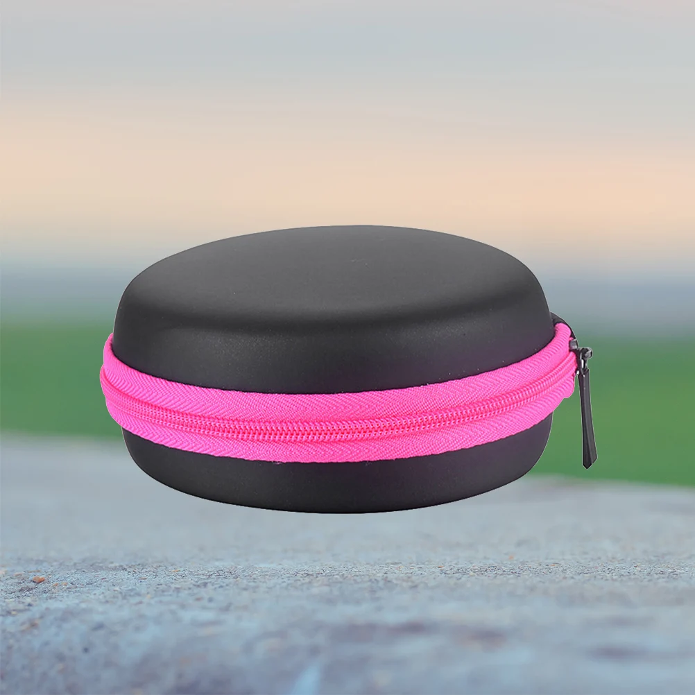 

2 pcs Essential Oil Storage Bag Mini Round Package Empty Carry Case for 12 Bottles Shock Proof Portable Travel Box