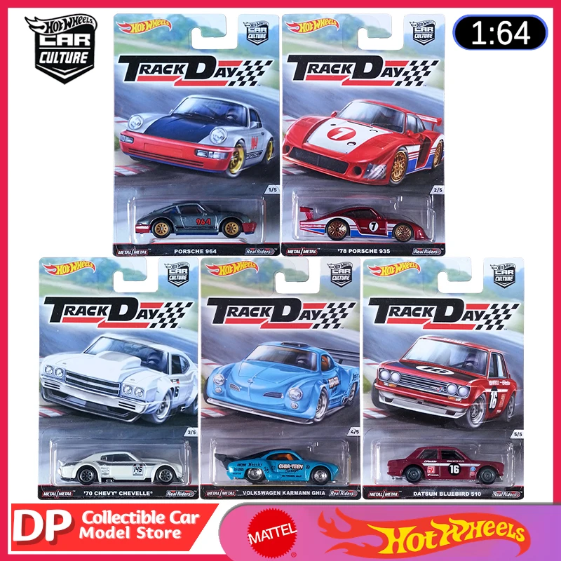 

Hot Wheels Premium Car Culture Track Day 2016 Series Complete Rare Set Porsche 964 953 Datsun Etc Diecast Vehicle Model Cars