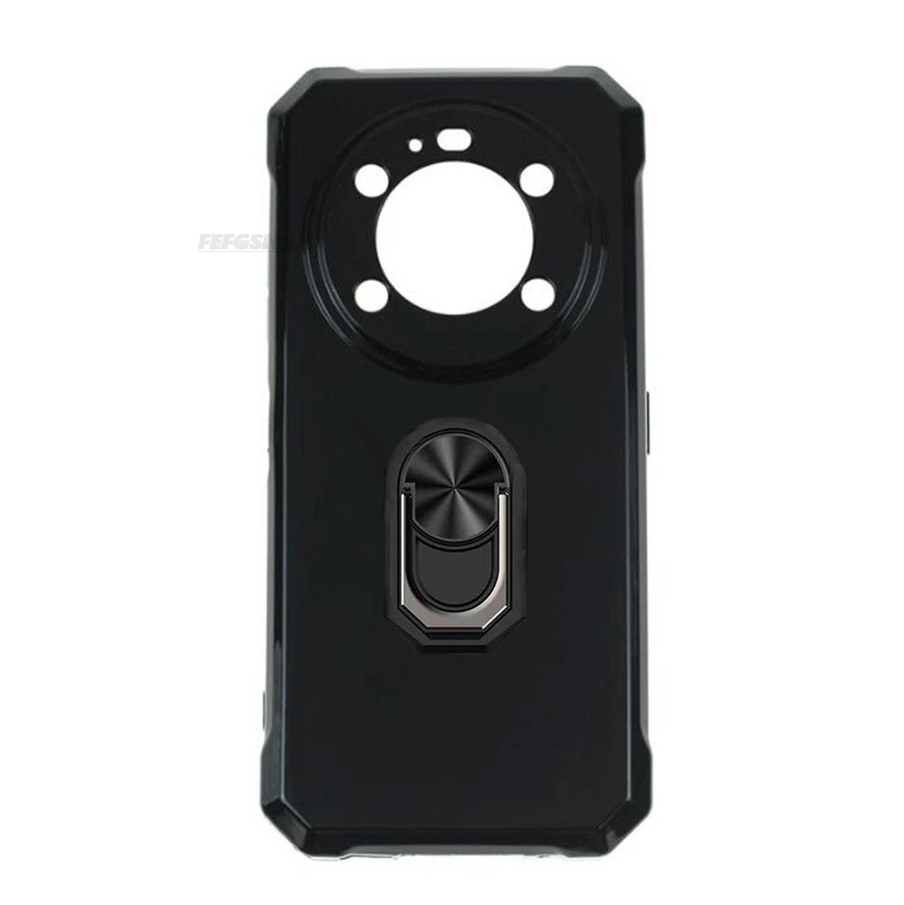 Para FOSSiBOT F109 F 109 6,75 "2024 anillo trasero funda de silicona TPU suave en FOSSiBOTF109 F109S F109 funda de teléfono con soporte