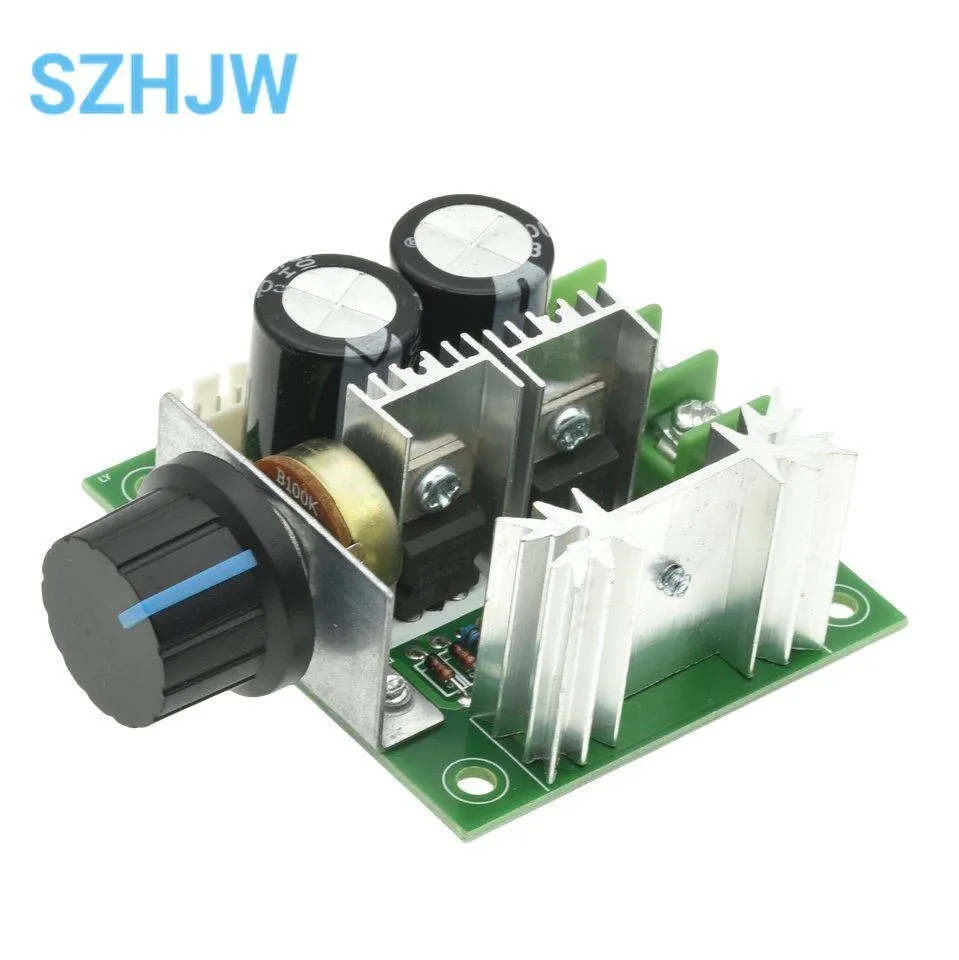 DC 12V 24V 30V 40V 13KHZ Auto PWM DC Motor Speed Regulator Governor Speed Controller Switch 10A 50V 1000uF