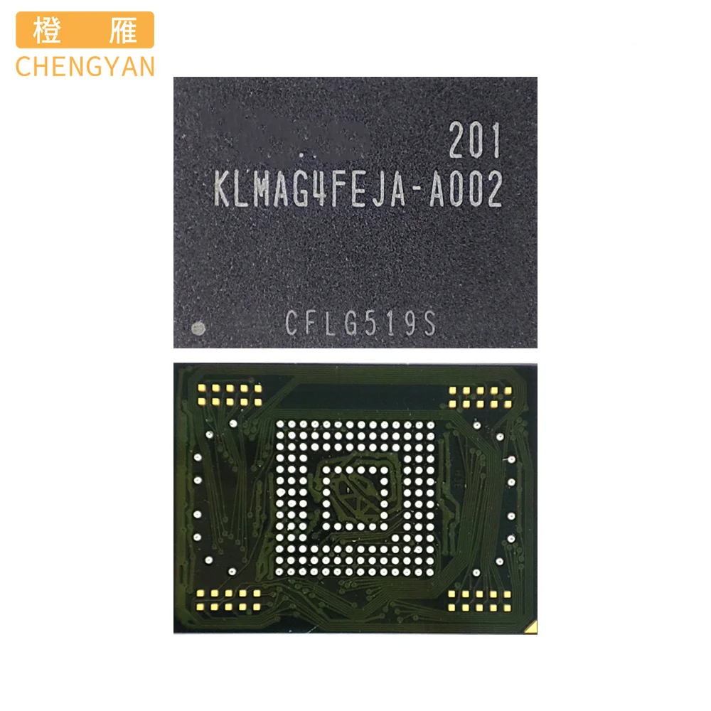 For Tab2 P5100 N5100 N8000 eMMC 16GB NAND flash memory IC chip Programmed firmware KLMAG4FEJA-A001 KLMAG4FEJA-A002