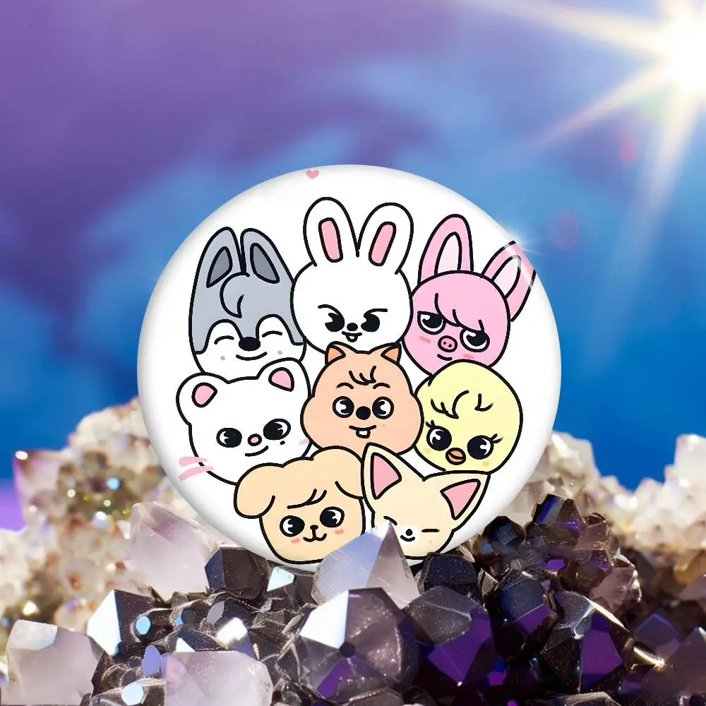 New Album Handmade Brooch Cartoon Cosplay Badge On Backpack Jewelry Accessories Gifts Singer S-Stray Kids view 4