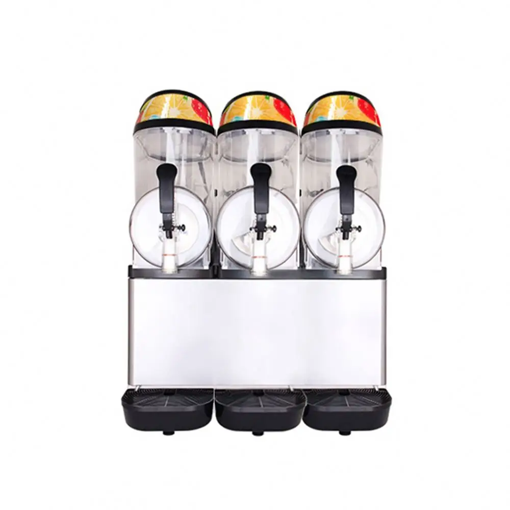

Commercial Smoothie 3 Tank 12L Frozen Drink Slushy Puppy Granita Slushie Margarita Slush Machine