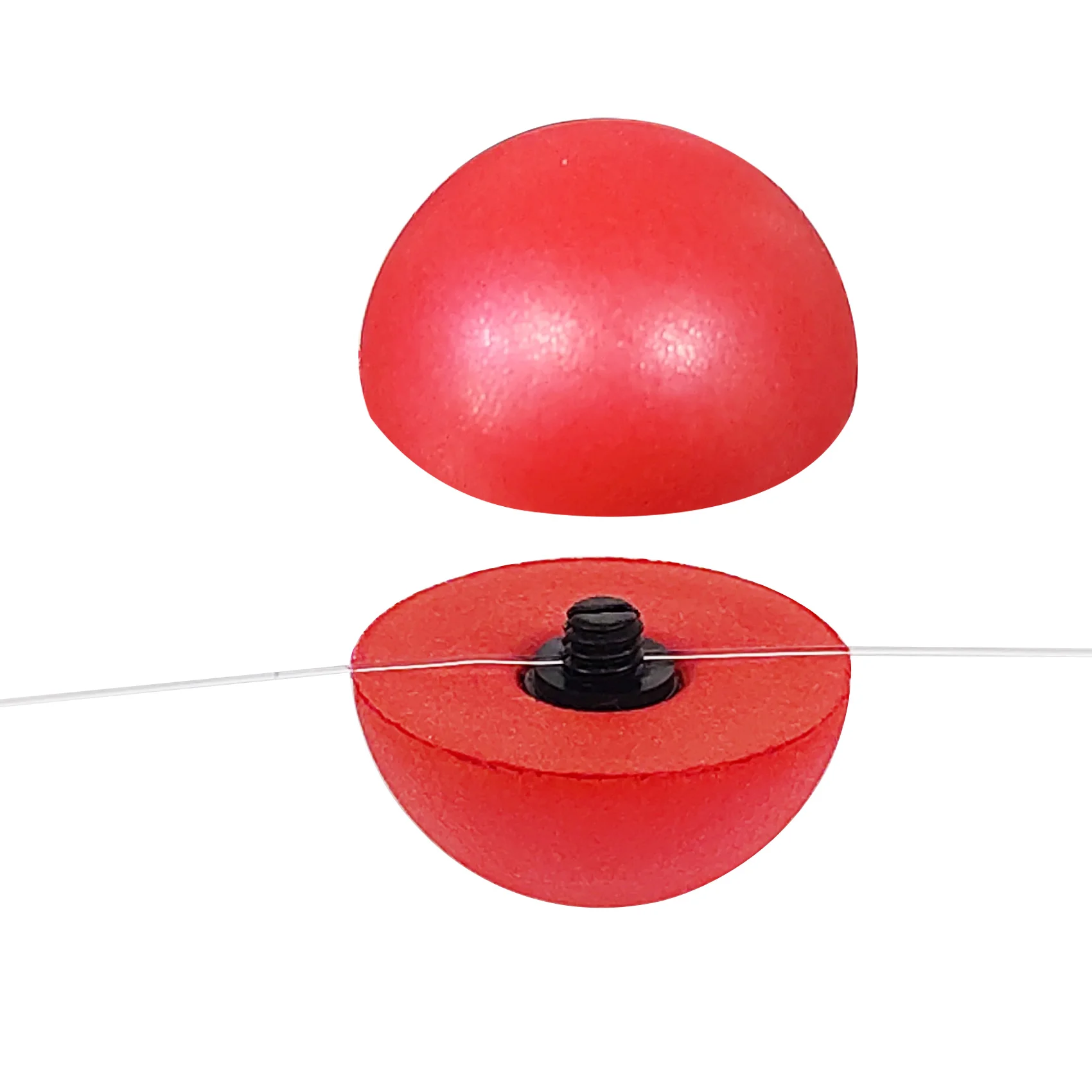 Aventik 12ps عوامة متينة وخفيفة الوزن مشقوقة عالية الوضوح عوامة صيد مستديرة للمياه العذبة والمياه المالحة