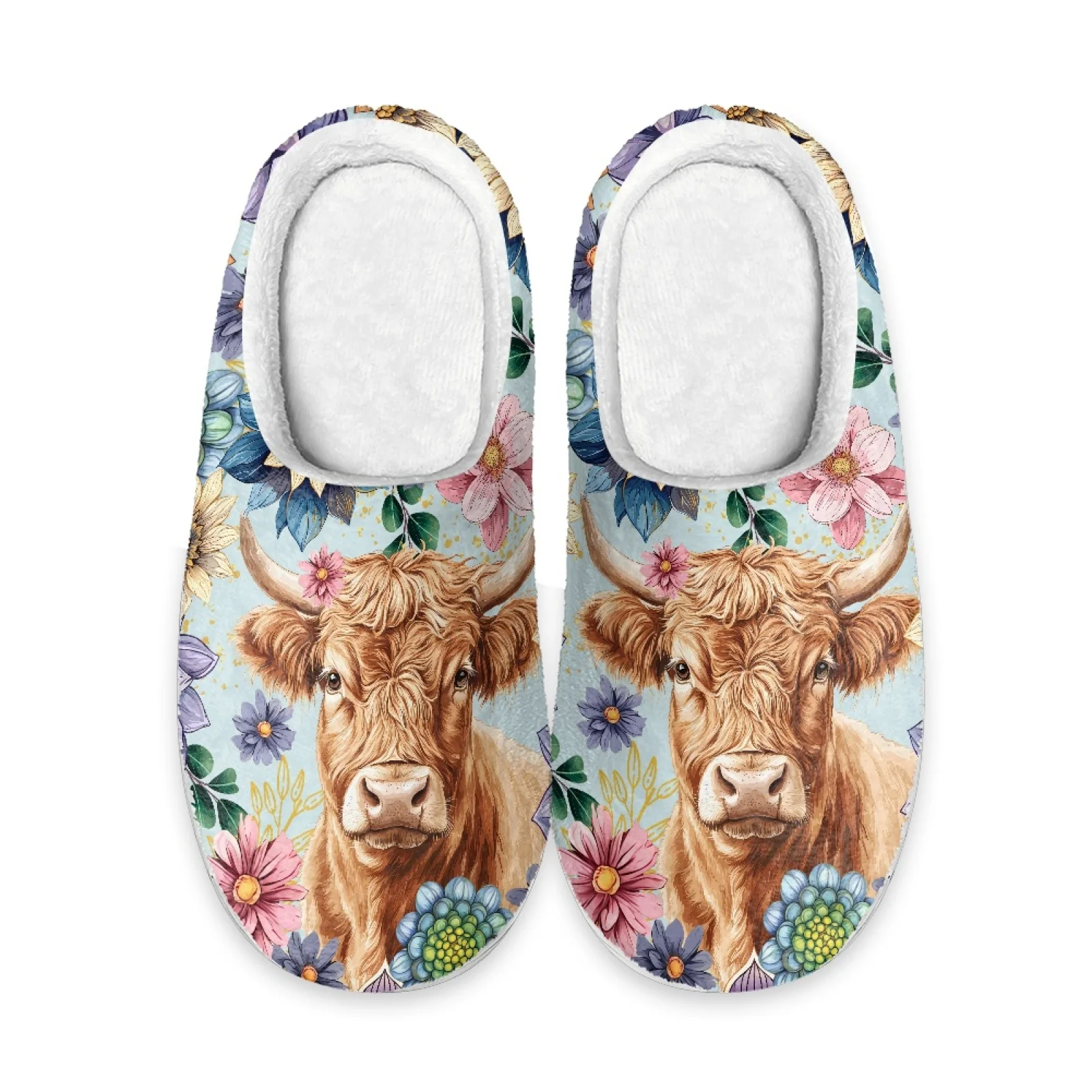 PENSTROLL Highland Cow Lightweight Fuzzy Slippers House Shoes Teacher Relaxation Gifts Slippers Gamer Girl Aesthetic House Shoes - view 6