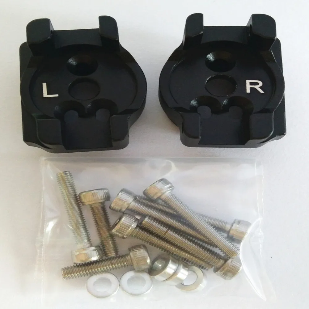 Eje trasero mecanizado CNC de aluminio c-hub con soporte de amortiguador inferior (2 piezas) para Traxxas TRX4 8256