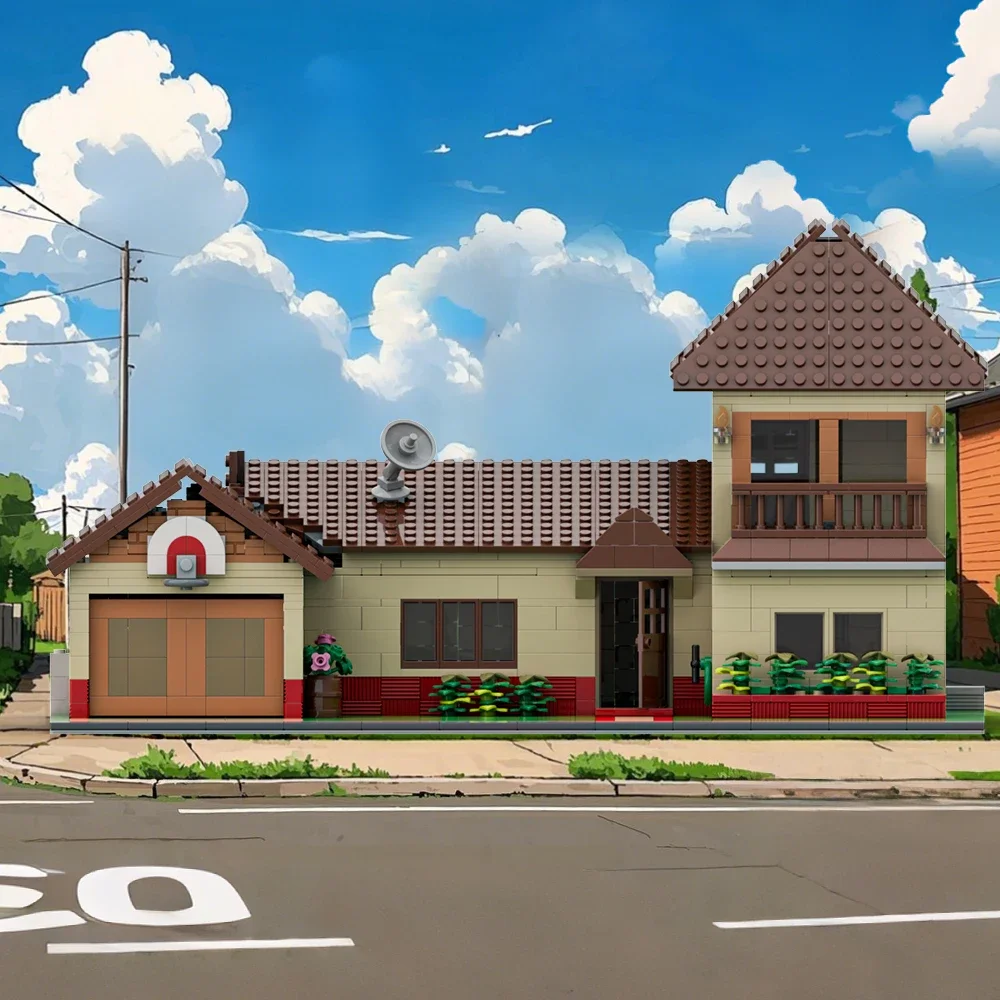 Gobricks MOC Smiths Residences Model klocków budowlanych Zabawny film Architektura domu Klocki do samodzielnego montażu Zabawka dla dzieci Prezent