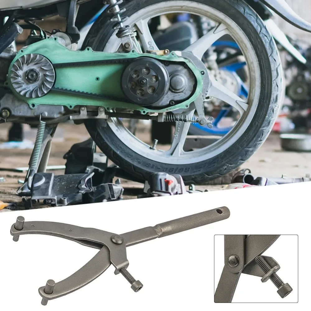 Adjustable Y-Type Flywheel Wrench Universal Variator Clutch Remove Installation Holder Repair Tool for Motorcycle Scooter Moped 3