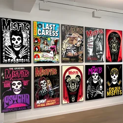 M-Misfits Vintage Posters Sticky Vintage Room Home Bar Cafe Decor Kawaii Room Decor
