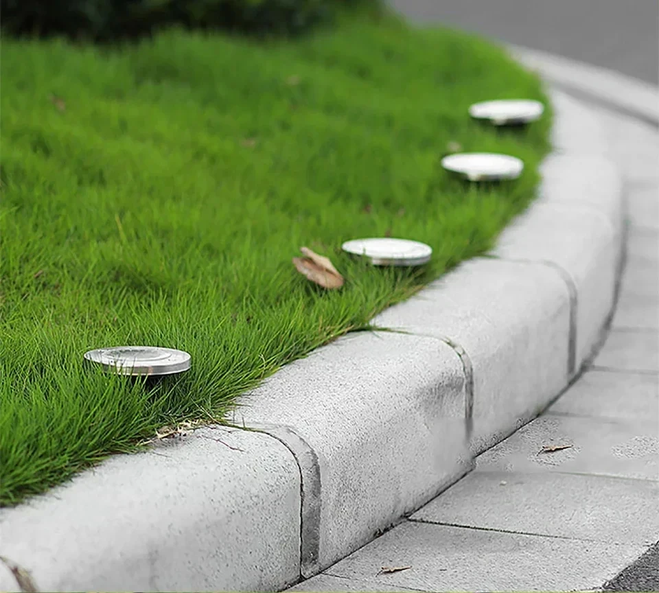1/4Pcs Waterproof Outdoor LED Solar Powered Ground Lights Solar Path Deck Lights Garden Decor Lawn Lamp For Yard Pathway Patio