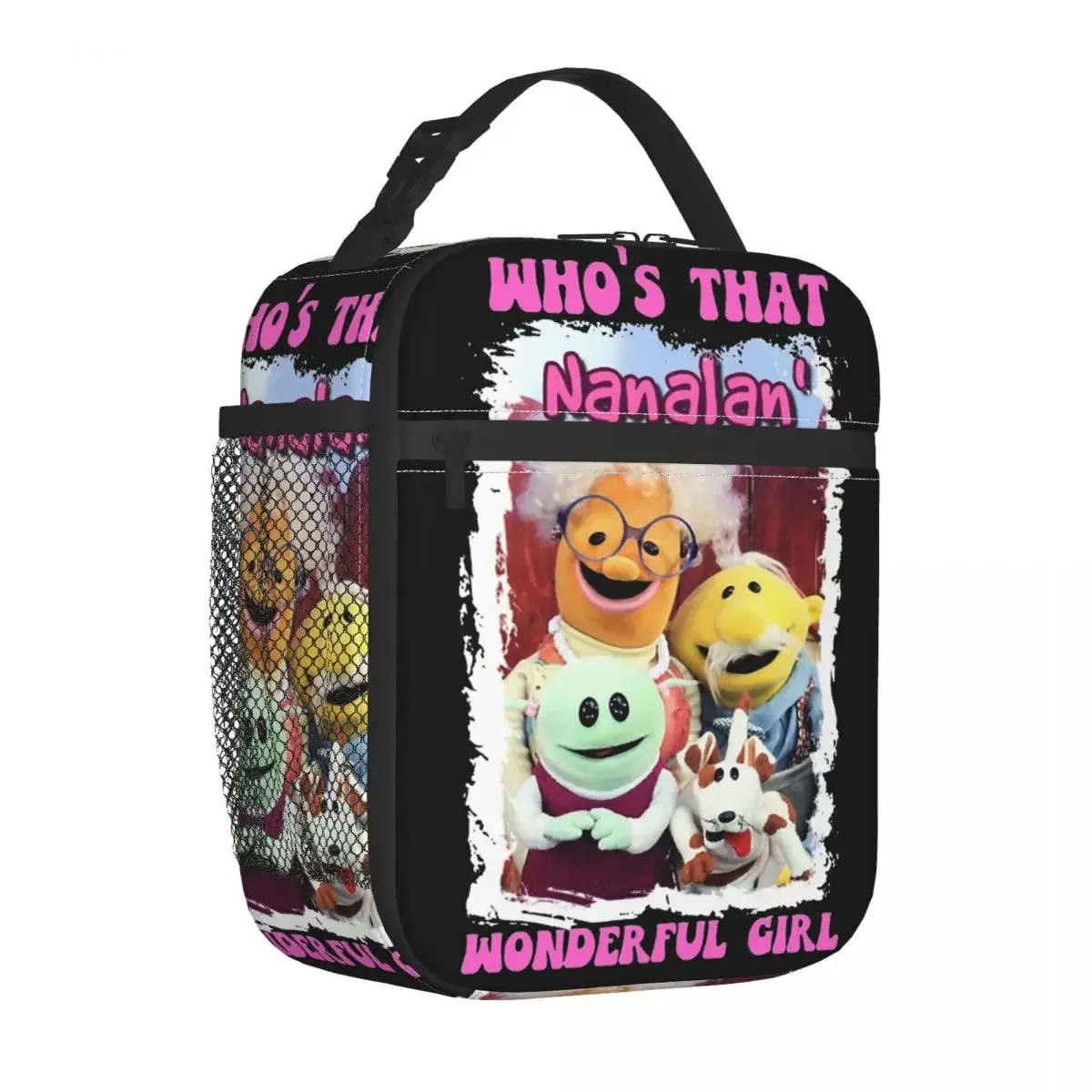 Nanalan Who's That Wonderful Girl Insulated Lunch Bags Thermal Bag Lunch Container Tote Lunch Box Food Bag School Travel