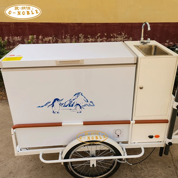 Small Food truck Ice cream bike/food truck/vending selling on go