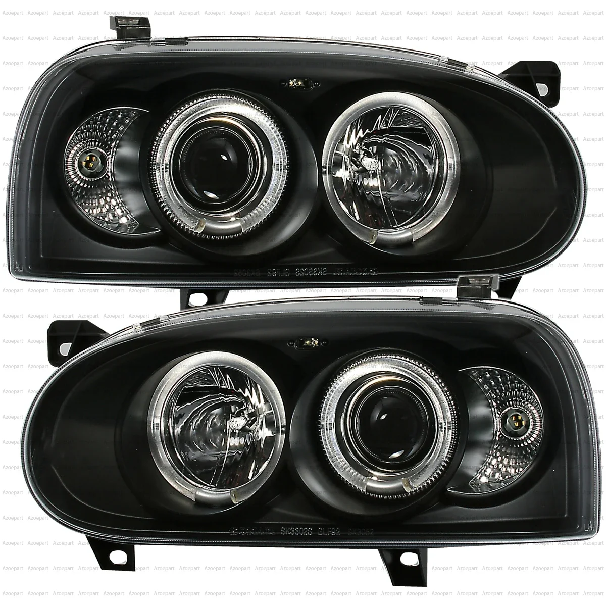 Smoked Headlight Head Light Lamp for Volkswagen VW Golf 3 Mk3 1991 1992 1993 1994 1995 1996 1997