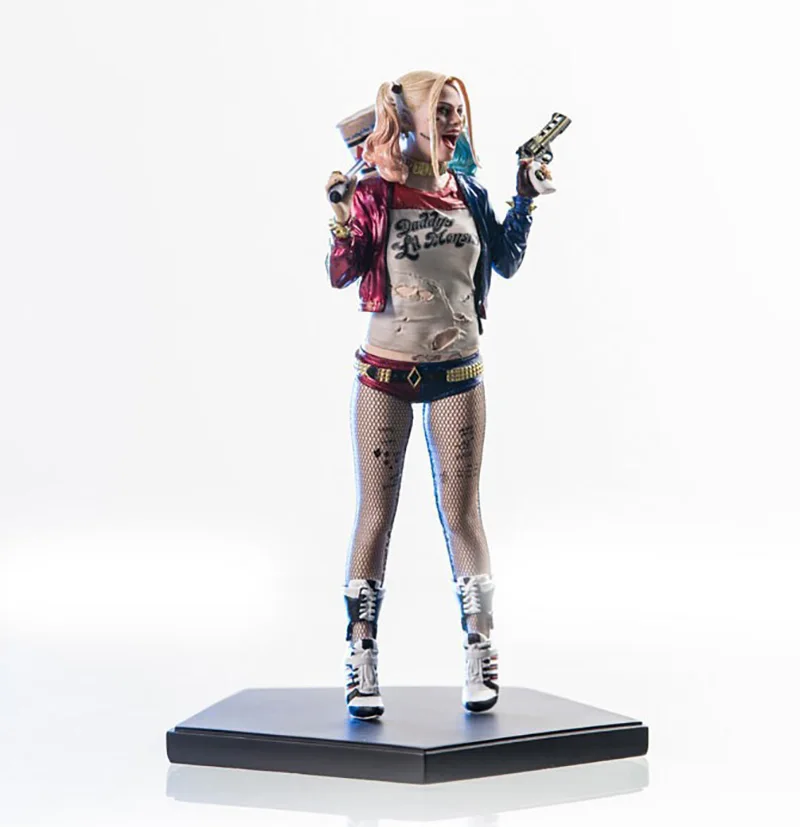 Suicide Squad Anime Harley Quinn Action Figure Sexy Real Silk Stockings Joker Figurine Pvc Room Decoration Halloween Gift Toys