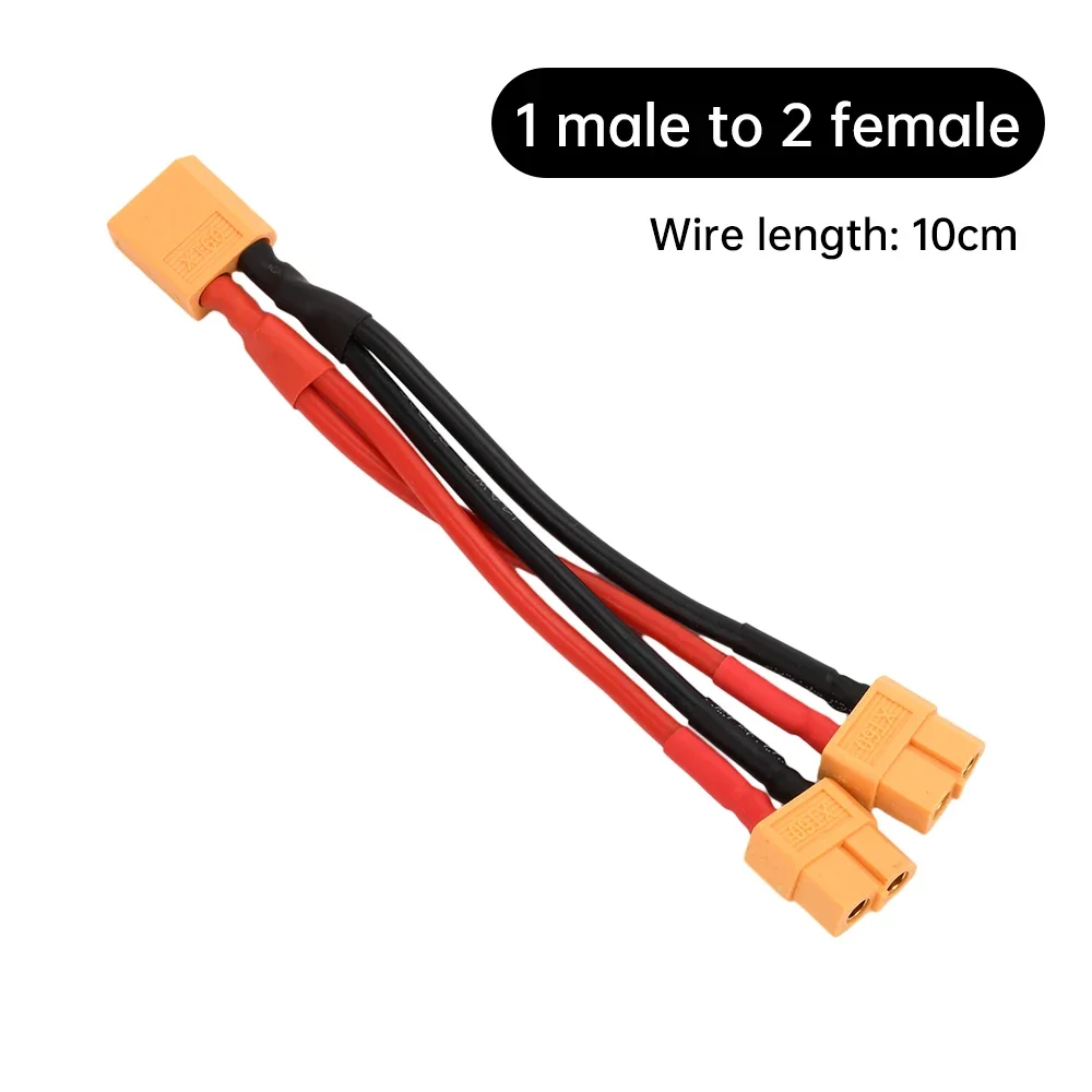 Connecteur de batterie parallèle XT60 XT90 XT30, prise en T, câble mâle Connecteur de batterie parallèle XT60 XT90 XT30, prise en T, câble mâle