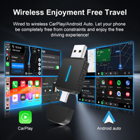 2In1 Android Auto Wireless Carplay Type-c USB Bluetooth Wifi Plug and Play Suitable for 99% of original wired carplay/auto cars