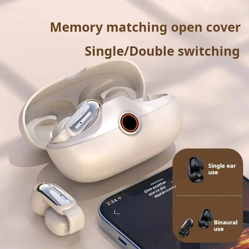

New Hanging Ear Wireless Bluetooth Earphones With Noise Reduction, High-definition Calling, Long Battery Life, In Ear Earphones